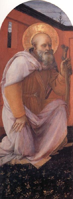 Fra Filippo Lippi St Amhony Abbot France oil painting art